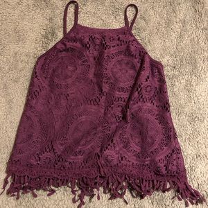 Boho Fringe Crop Top